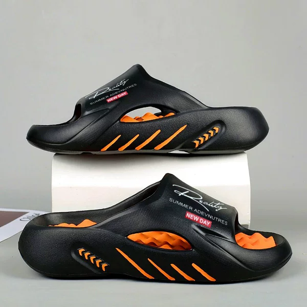 Men's Slippers 2025 Summer Outdoor Driving Casual Sports Non-Slip Anti-Odor Dual-Purpose Beach Flip-Flops