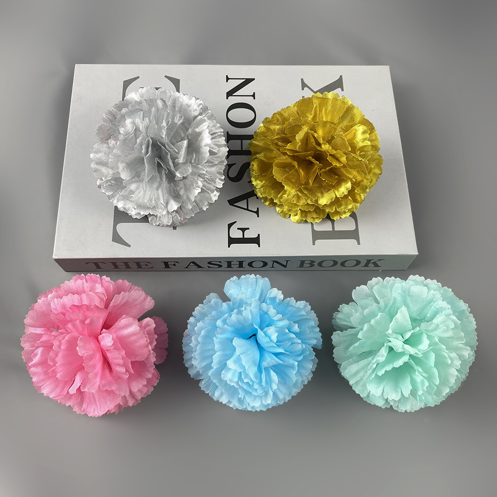 Simulación de la cabeza de la flor de clave grande ingeniería de calendula paisajismo sala de bodas del día del maestro material DIY decoración de pastel