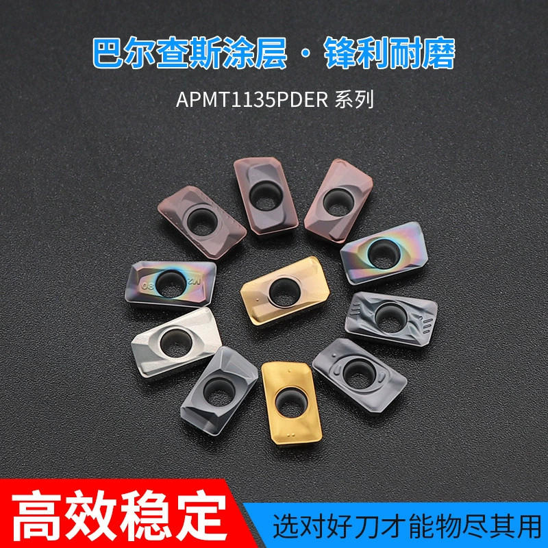 APMT1135PDER-M02 Универсальная фрезерная вставка из твердого сплава APMT1135-H2 высокотвердый резак с ЧПУ