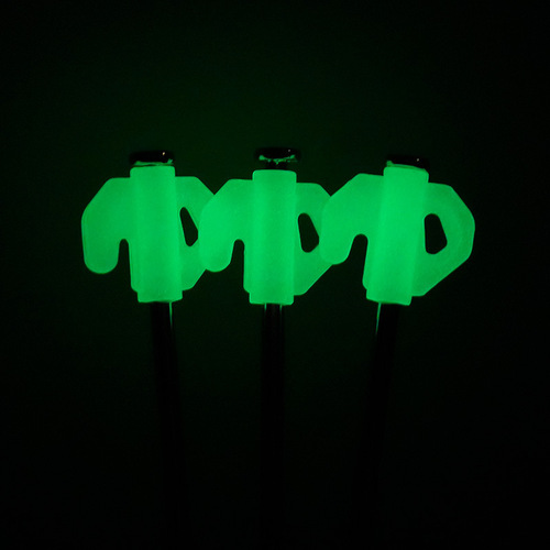 Camping luminous canopy ground nails outdoor thick fluorescent ground nails camping reinforced windproof tent ground nails accessories wholesale