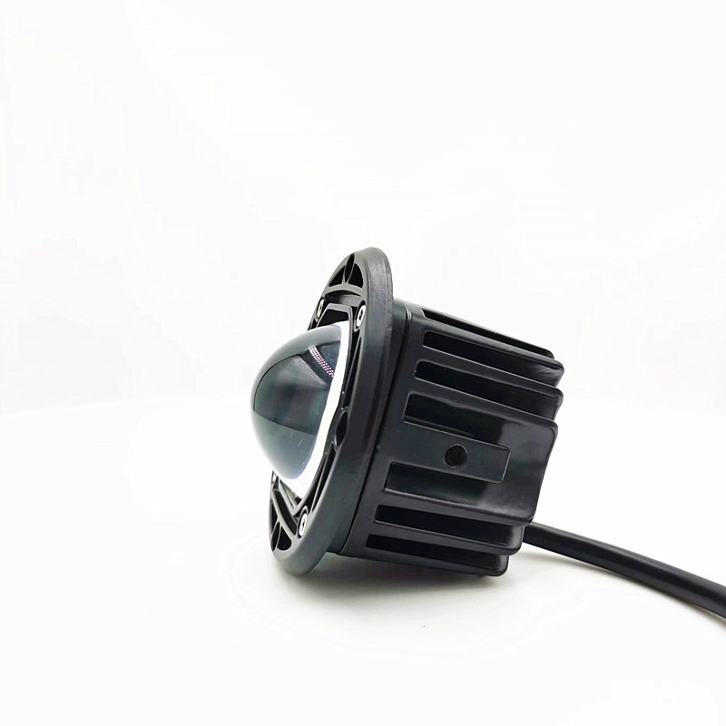 Cross-Border Led Motorcycle Embedded Square Spotlight, High and Low Beam Headlight, External Electric Vehicle Modification