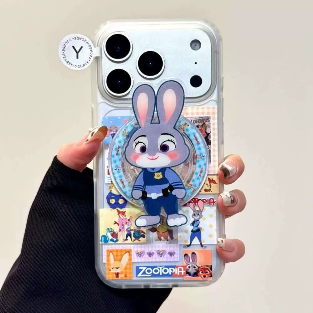 Чехол для телефона (Apple) iPhone 16 — полупрозрачный AA Judy Nick с магнитным однослойным корпусом