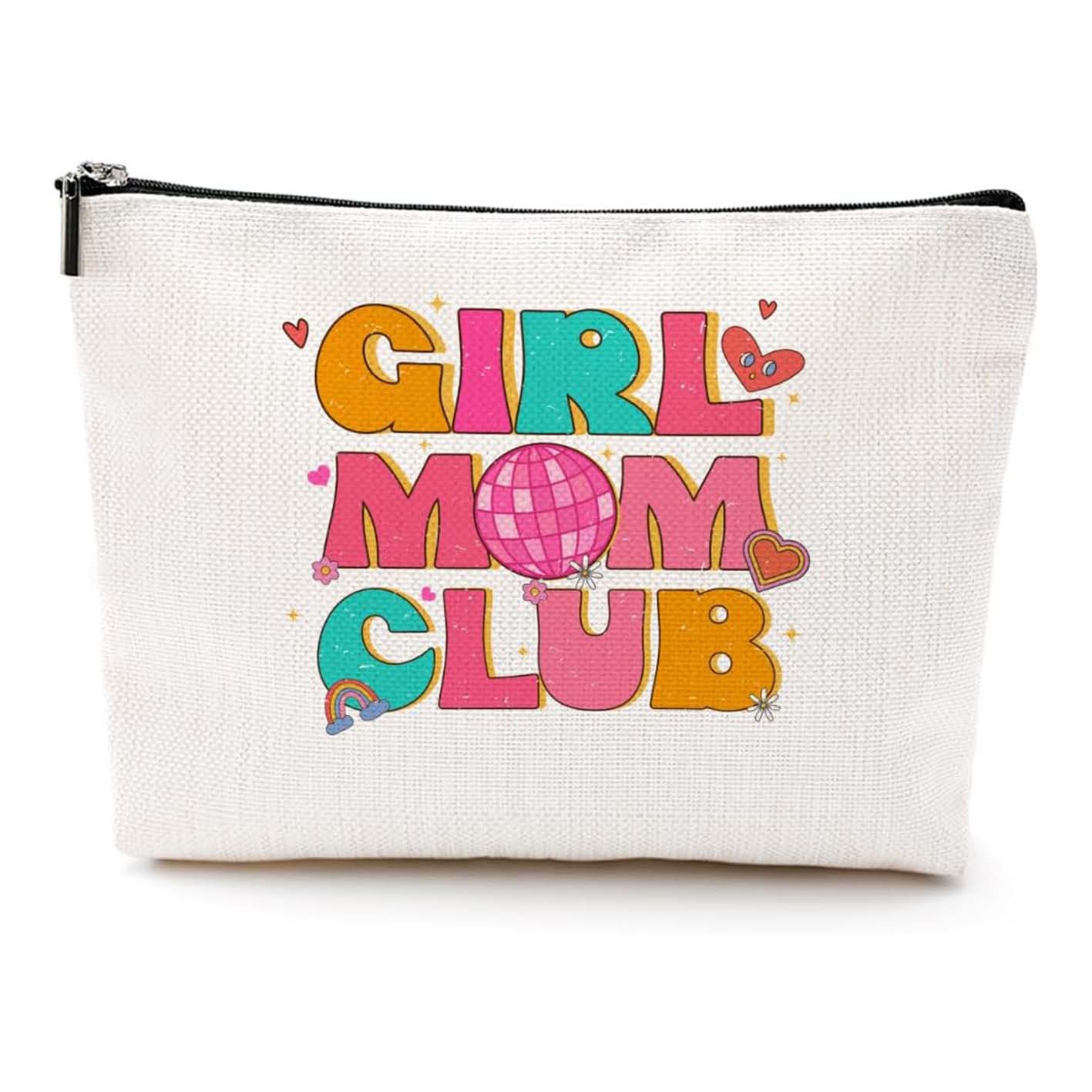 Bolsa de maquillaje de damas transfronteriza de Amazon NANA bolsas de maquillaje de patrón creativo bolsas de almacenamiento de lino bolsa de cremallera impermeable