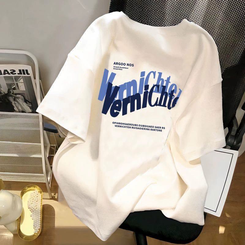 Design Oversize Summer Short-Sleeve T-Shirt, Casual 2023 Trend, Unisex