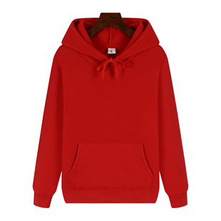Foreign trade sweater 220 heavyweight plus velvet pullover crew neck hoodie overalls printed logo embroidered sweater