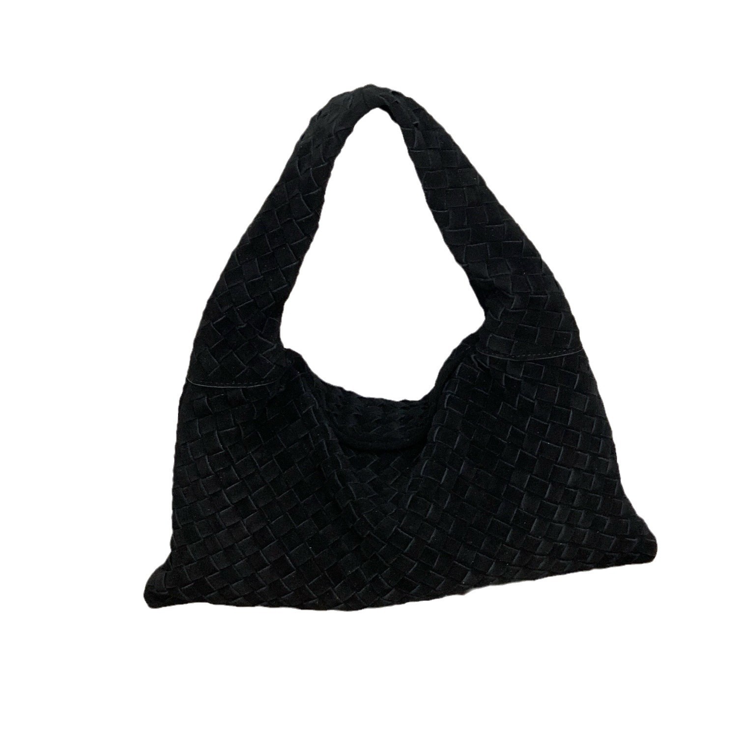 2024 Autumn/Winter New Genuine Leather Suede Women's Bag Large Capacity Hobo Shoulder Handbag - Thumbnail 5