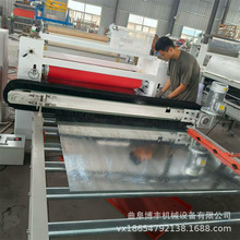 镀锌钢板冷胶覆膜机 铁皮钢卷PVC膜贴膜机器 铝箔高分子膜复合机