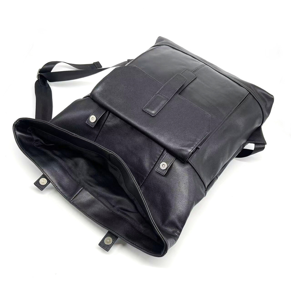 Leather Men's Backpack, Business Computer Bag, Cowhide Sports Travel Backpack_voghion.com