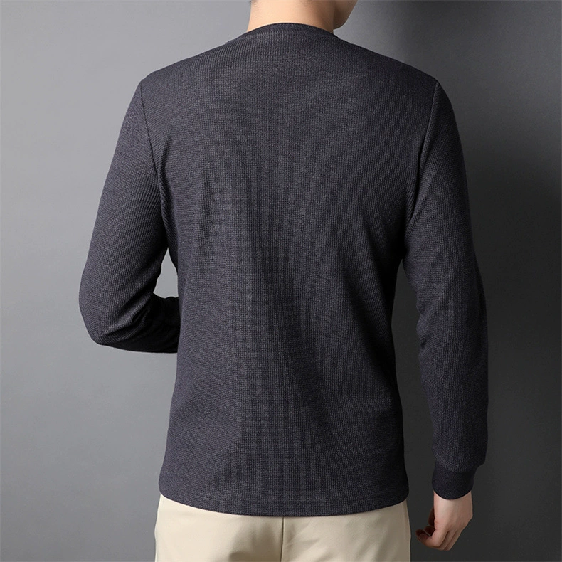 Spring long-sleeve, T-shirt, thin sweatshirt, for middle age
