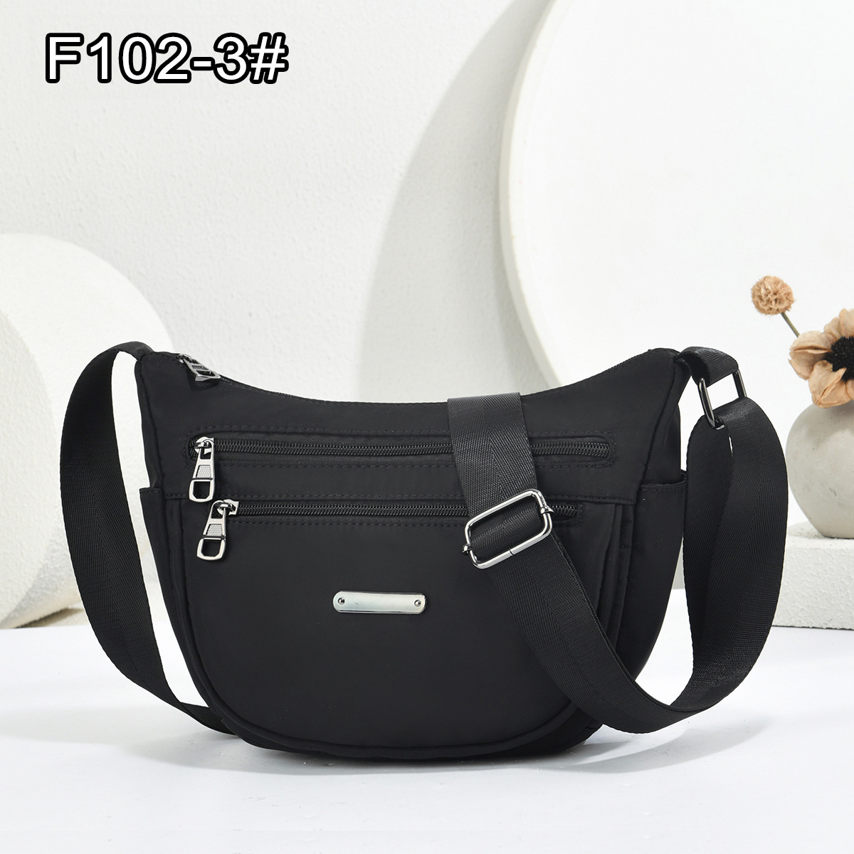 Bolsa de hombro casual diaria, bolsas de transporte, bolsas de moda, bolsas de media luna, bolsas de bolsas transfronterizas.
