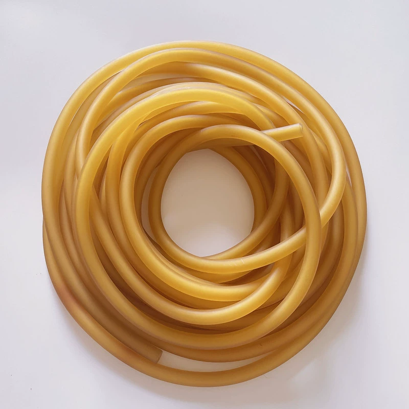 Латексная трубка Обычная Растяжимая веревка Растяжимая трубка Эластичная Трубка экспериментальный шланг Рогатка резинка желтый футовый Метр Производитель