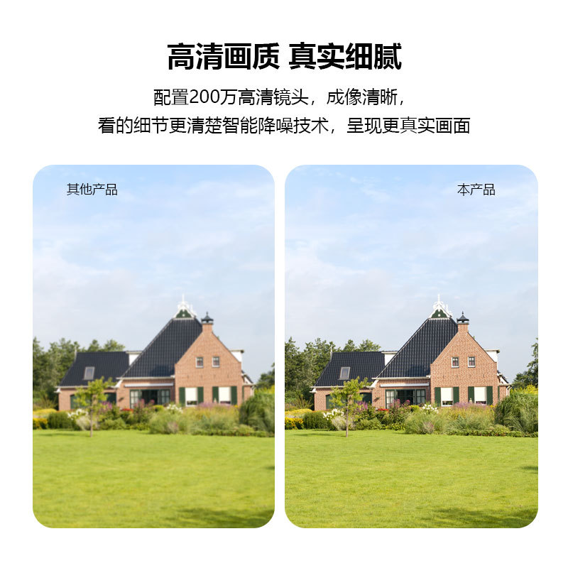 A12 WIFI surveillance camera, indoor/outdoor, wall-mounted, waterproof