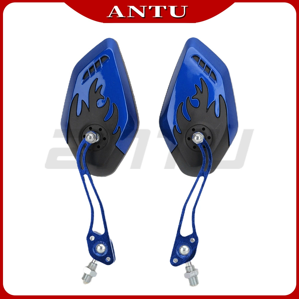 Мотоцикл зеркало заднего вида модифицировано универсальным электрическим зеркалом