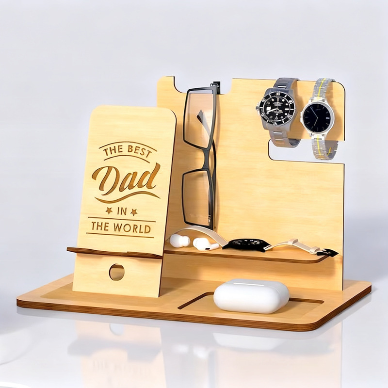 Cross-Border Custom-Made Men's Wooden Mobile Phone Stand, Office Desk Organizer, Headphone Stand, Decorative Piece, Wooden Crafts Cross-Border Custom-Made Men's Wooden Mobile Phone Stand, Office Desk Organizer, Headphone Stand, Decorative Piece, Wooden Crafts