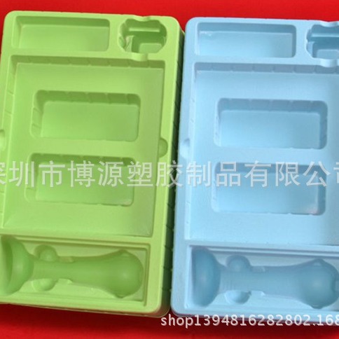 深圳厂家：PS植绒内托、礼品吸塑包装、化妆品PVC吸塑 塑料盒