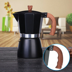 Hot selling food aluminum moka pot for home use Italian portable espresso drip filter extraction coffee pot