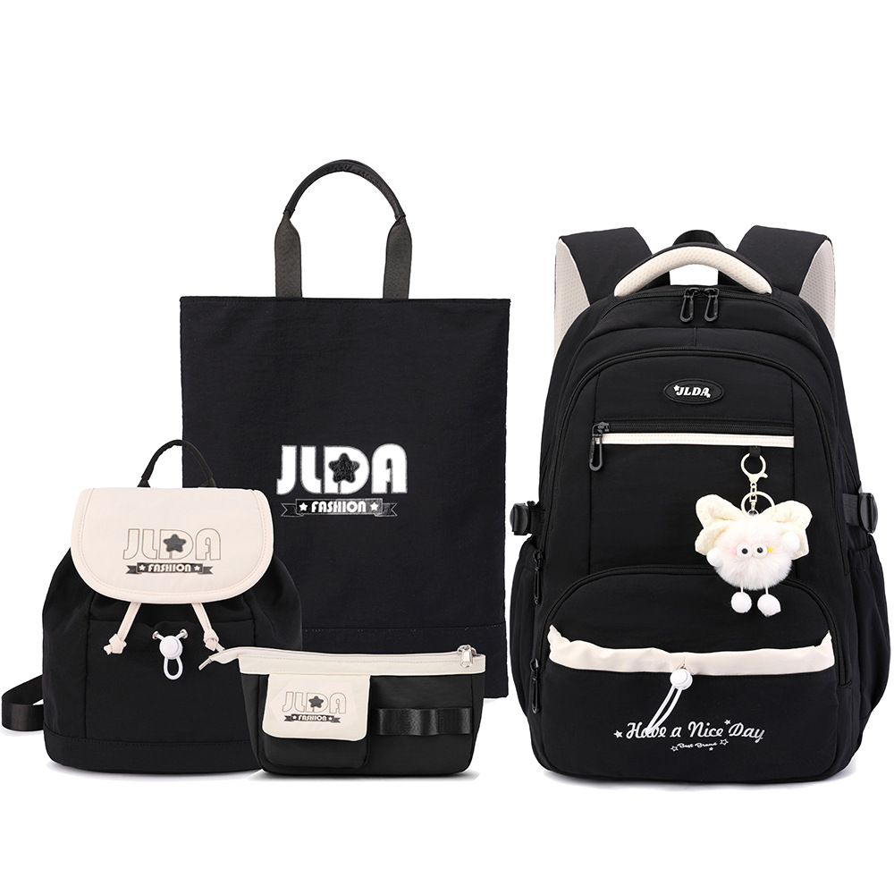 Nueva mochila para estudiantes de secundaria, mochila de viaje de ocio ultraligera para mujer, mochila para estudiantes transfronterizos de gran capacidad para estudiantes universitarios