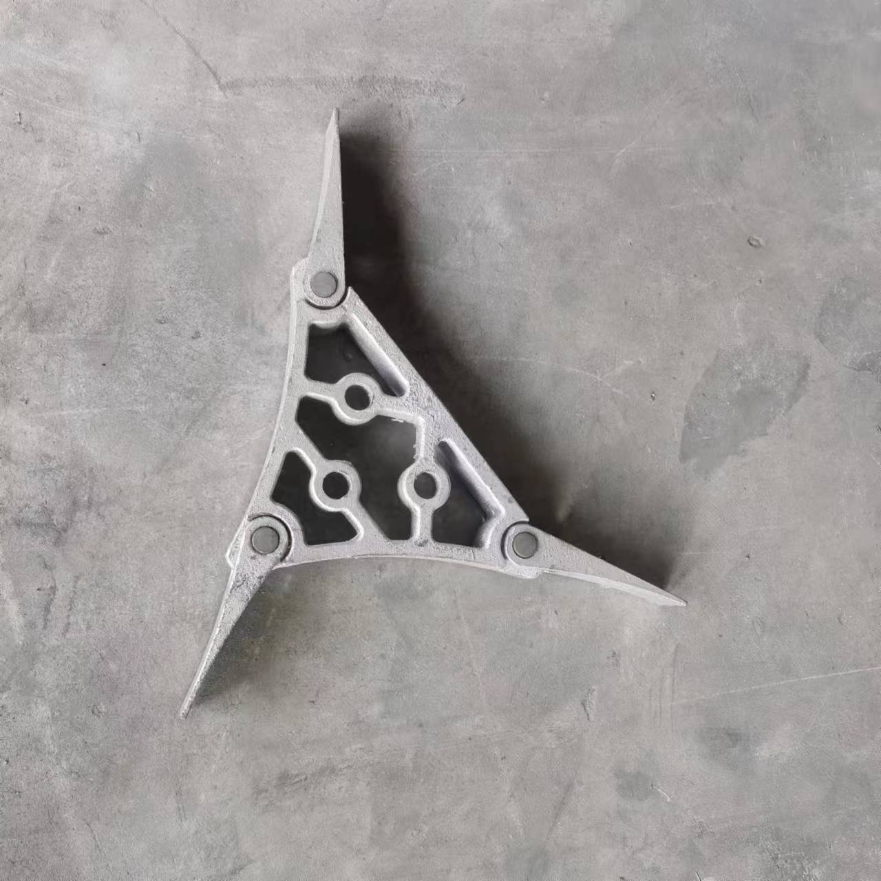 三项道岔双轨90度弯 猪屠宰设备配件轨道三向道岔材质可选