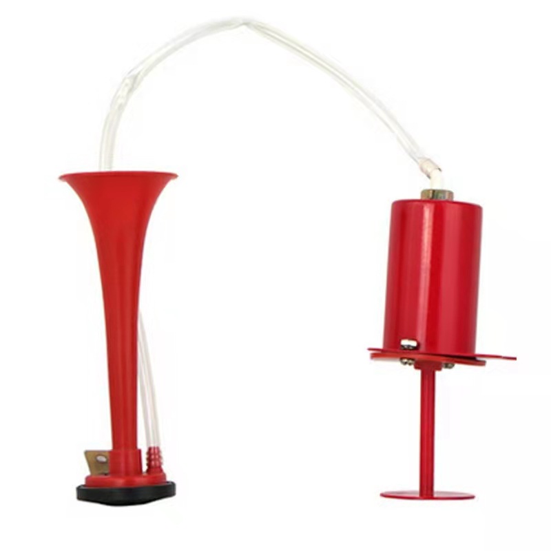 Bocina de aire para bicicleta, silbato de aire, silbato de bomba de aire para motocicleta, bocina de aire de tono alto y bajo, accesorios para equipos de ciclismo