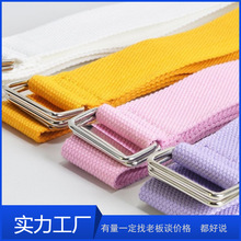 厂家定制彩色涤棉平纹加厚薄织带双面腰带纯色百搭耐磨仿尼龙辅料