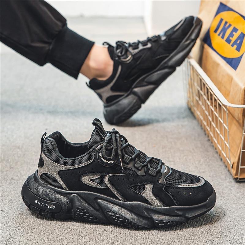 Breathable Mesh Running Shoes For Men Comfortable Dad Shoes_voghion.com