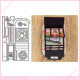 2591 large waterfall card combination metal carbon steel knife die DIY cutting knife die cross-border supply July New