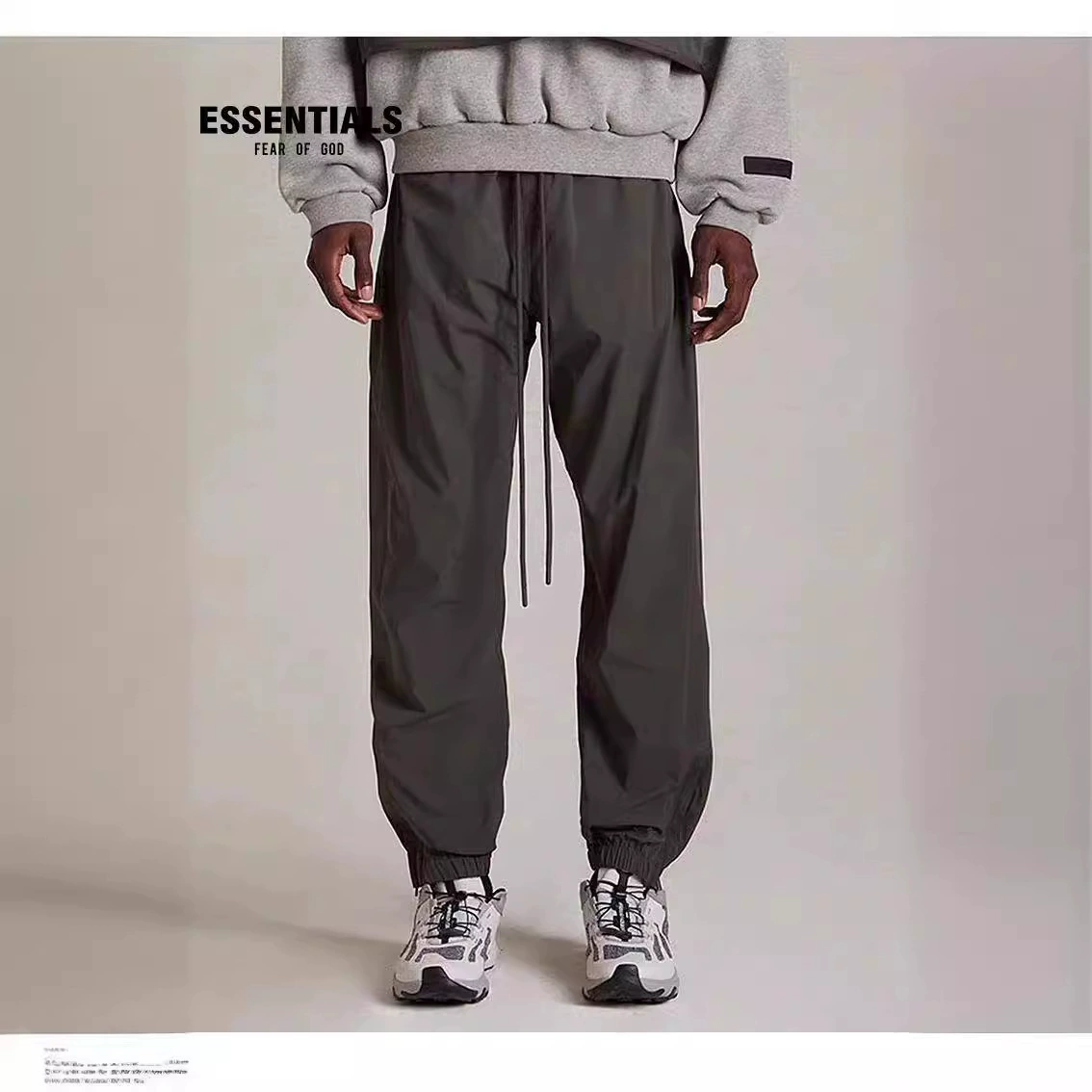 ESSENTIALS HHH многониточные американские нейлоновые повседневные спортивные штаны для бега на осень и зиму, универсальные длинные брюки, спортивные штаны для мужчин