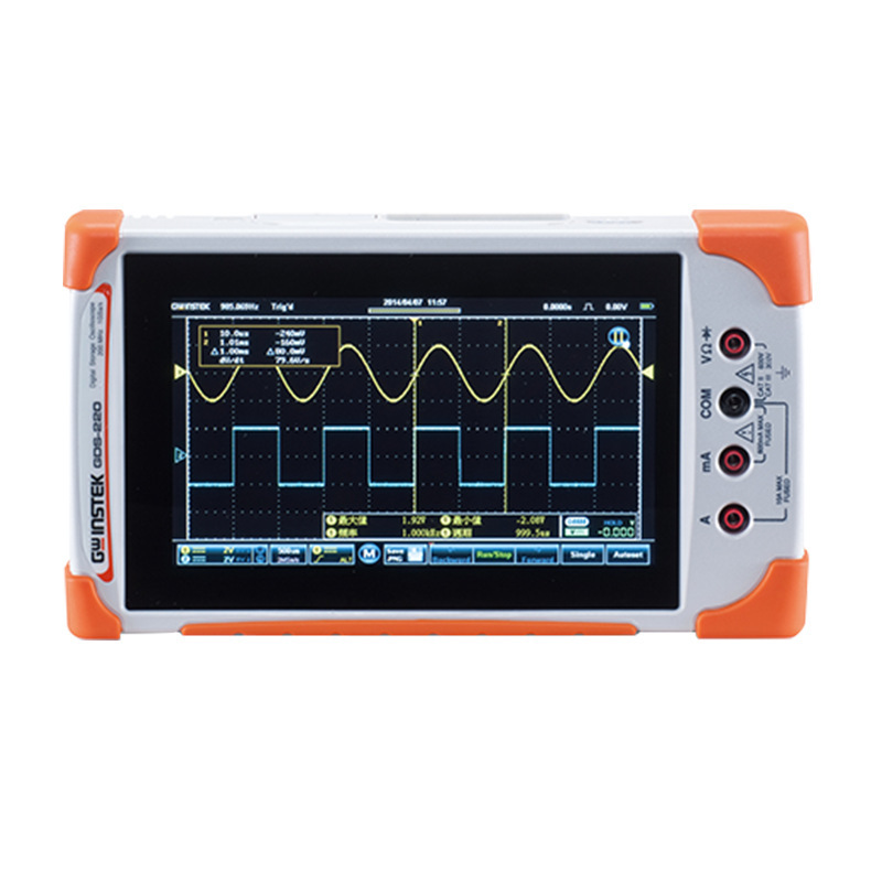 固纬手持式数字存储示波器GDS-200/300 1GSa/s双通道70/100/200MH