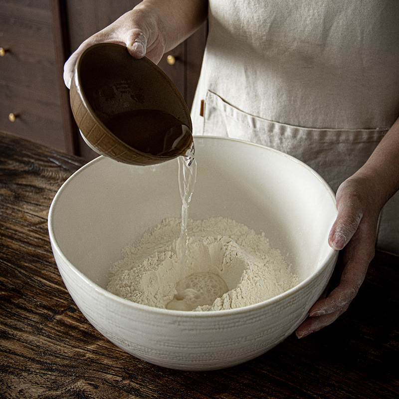 Colección de cuencos grandes extragrandes Cuencos de sopa de cerámica retro Cuencos de sopa Cuencos especiales para rebanadas de carne hervida Maoxewang Cuencos domésticos