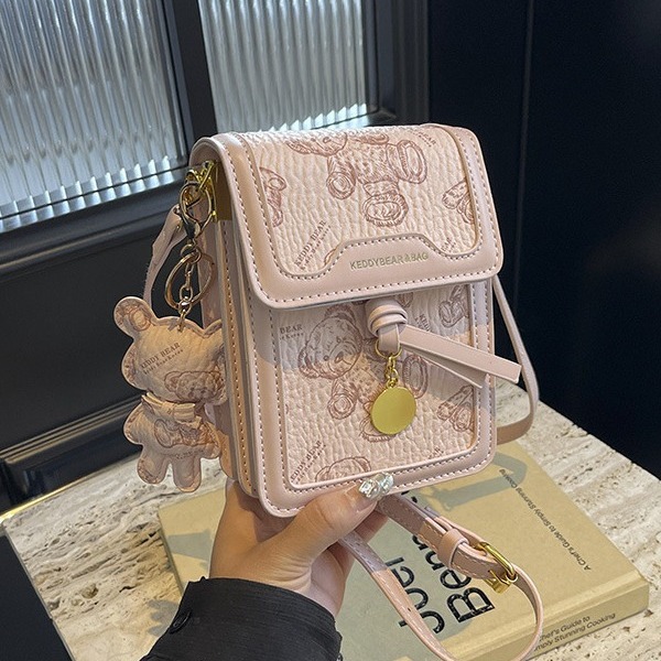 Women's Crossbody Phone Bag 2024 New Fashion Unique Design Single Shoulder Small Square Phone Case Bag