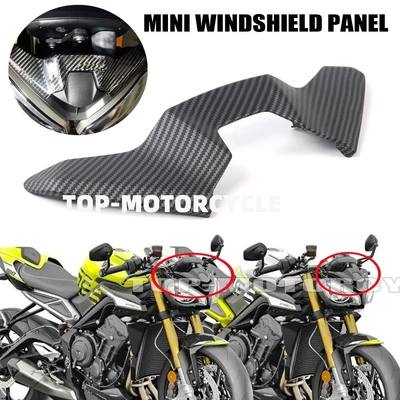 Triumph Street Triple 765Rs: Motorcycle front windshield