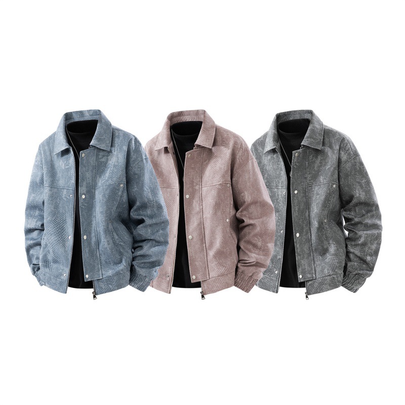Monochrome Man – Neue Retro-Herrenjacke für Frühling/Herbst 2026: Trendige, lockere und vielseitige Marke für Damen und Herren._voghion.com
