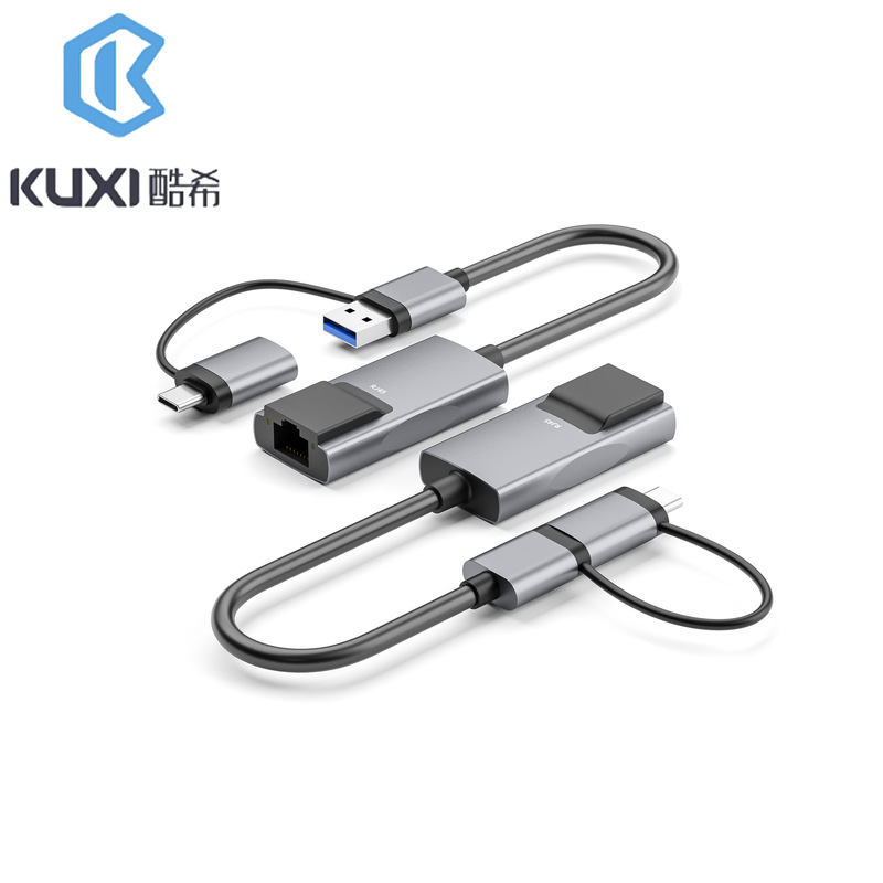 Usb/Typec to Gigabit Network Port Computer Network Card Wired Adapter Rj45 Connector USB to Ethernet