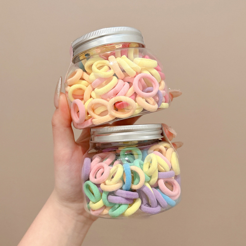 Cuerda para la cabeza para niños, lazo para el cabello altamente elástico y duradero, banda de goma para el cabello para bebés, cuerda para el cabello para niñas, accesorios para el cabello enlatados para niñas al por mayor