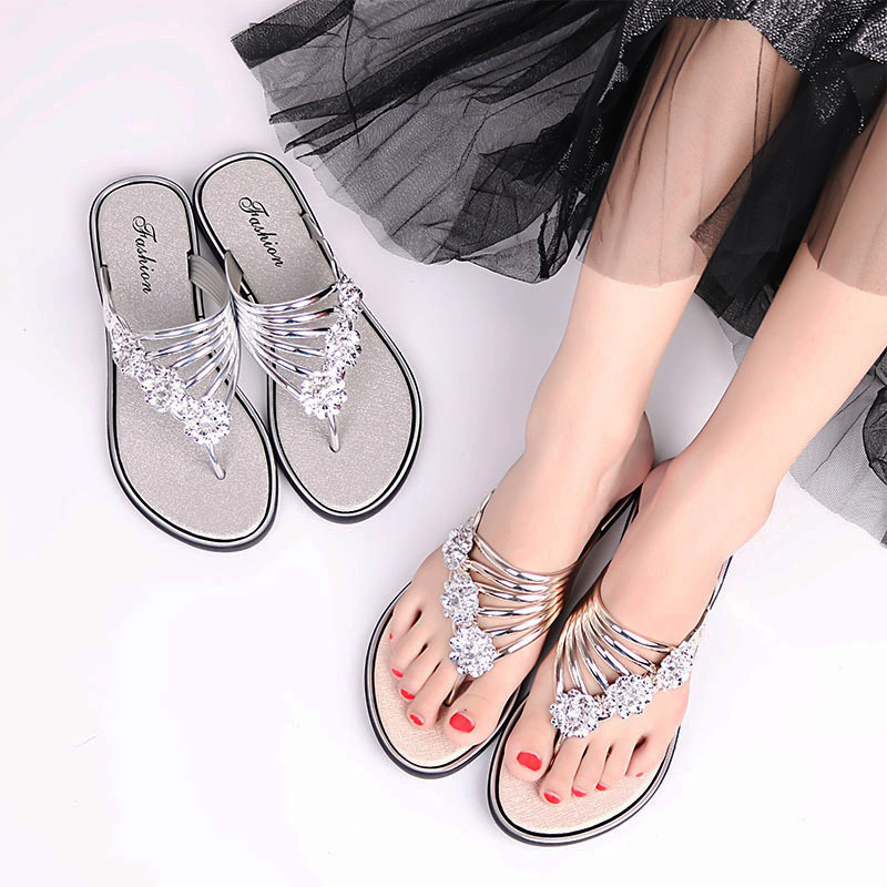 Flip-flops Sandals For Women Lightweight Flat Summer Slippers_voghion.com