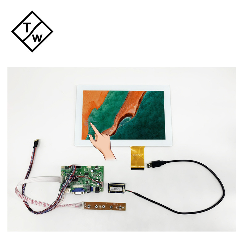 USB免驱 10.1寸十点电容树莓派触摸屏 防爆防炫可选