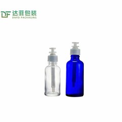 スポット供給 30 ミリリットル目盛りスポイトエッセンシャルオイルボトルエッセンス化粧品 60 ミリリットルガラス詰め替えボトルオリジナル液体針