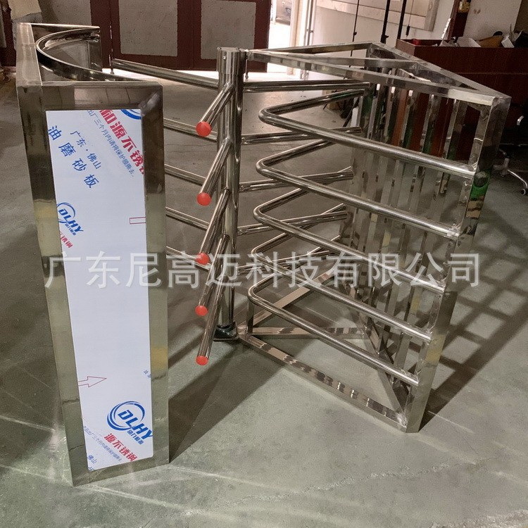 尼高迈半高单向门，不锈钢旋转单限门，景区车站梳状杆单项闸批发