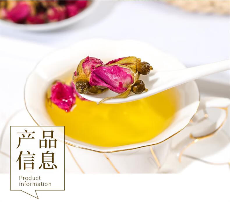 Dried Rose Bud Tea Mei Gui Hua 重瓣红玫瑰 Loose Flower Buds 500g Herbal Tea key features