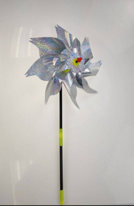 Aislamiento de campo seco Orchard pájaro repelente cinta reflectante pájaro repelente advertencia láser cinta reflectante soporte