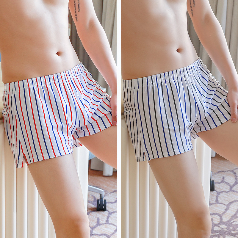 Pantalones interiores de hombre de alta calidad, ropa de hombre de ángulo plano, pantalones de algodón, pantalones cortos de algodón, hombre