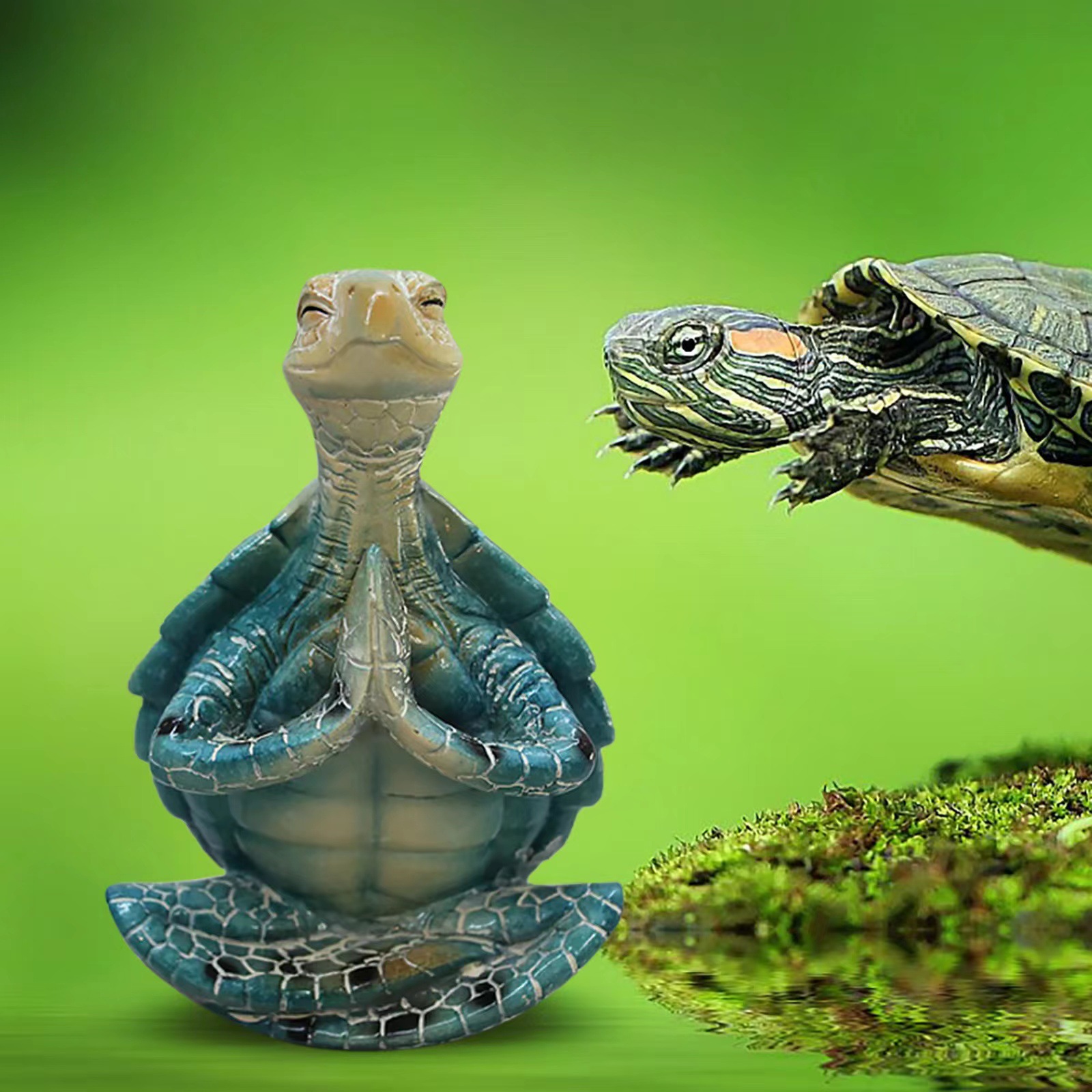 Sea Turtle Meditation Ornament 5