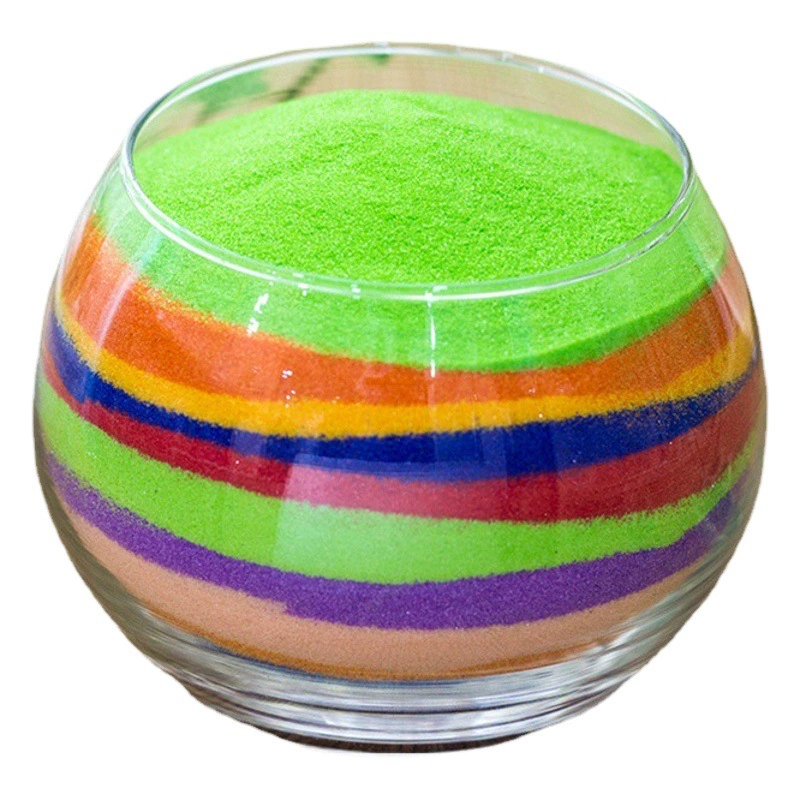 Оптовая Продажа с фабрики картина песком цветной песок грамм веса маленькая сумка мелкий песок детские развлечения цветной песок небольшая упаковка цветной песок по запросу