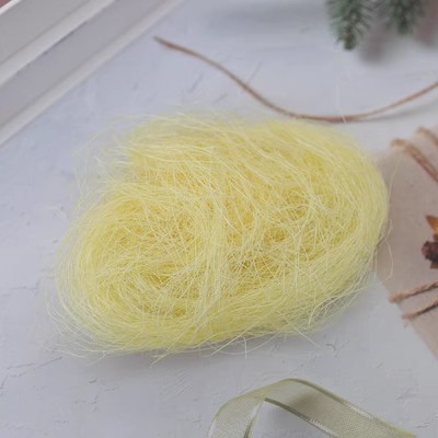 拉菲草麻丝礼盒填充物 婚庆场地 节日场景布置彩色麻丝填充物|undefined