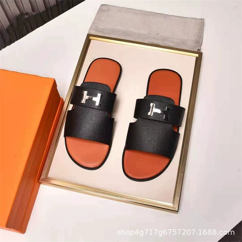 2023 Oriente Medio comercio electrónico transfronterizo h pantuflas para hombres zapatos planos del sudeste asiático comercio exterior europeo y americano chanclas originales