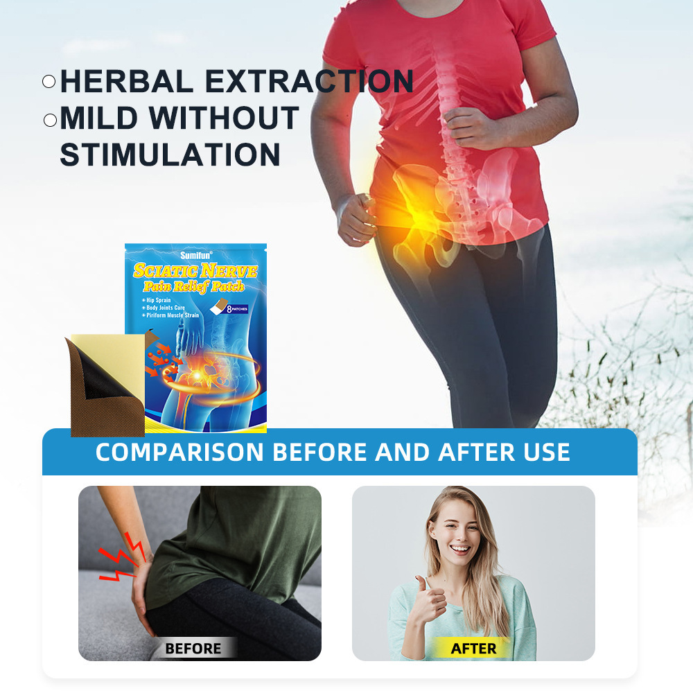 sumifun yeso transfronterizo ciático y columna lumbar enfermería yeso para aliviar el dolor grupo sedentario yeso de cuidado de la salud