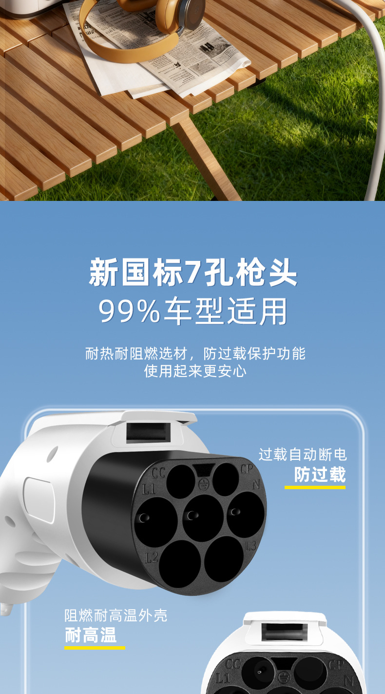 Discharge Gun for New Energy Electric Vehicles, High-Power External Power Supply Device, Plug-In Hybrid Electric Vehicle External Discharge