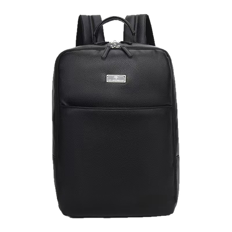 New CHARME Black Business For Men Large Designer Capacity Commuting Laptop Backpack_voghion.com