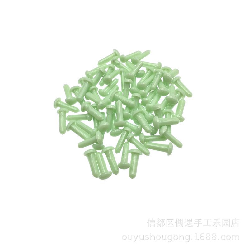 Oval pie recto mango ojo nariz poke fieltro de lana Twist stick DIY muñeca hecha a mano Accesorios