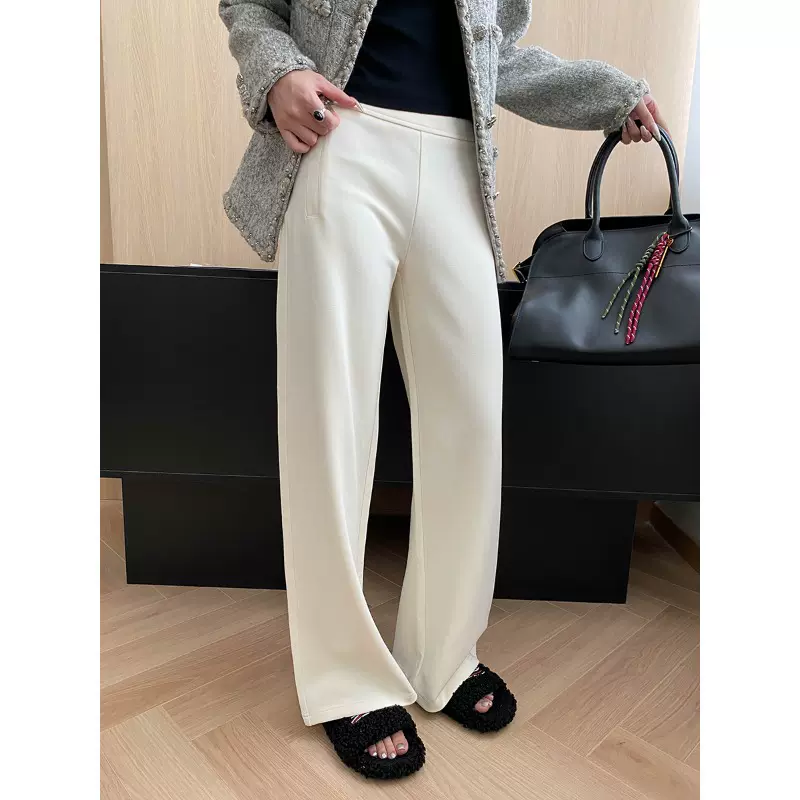 司南 时髦大长腿 巨舒服云朵感宽松显瘦垂坠感拖地休闲裤 SN7793